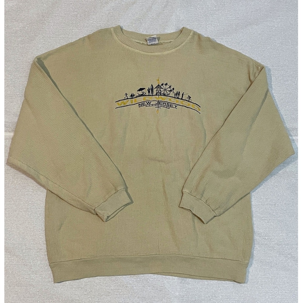 Vintage y2k Wildwood NJ Crewneck Pullover Sweatshirt XL